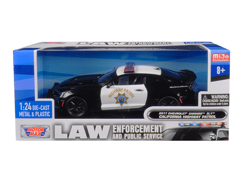 2017 Chevrolet Camaro ZL-1 California Highway Patrol 1:24 Scale Diecast Model By Motormax