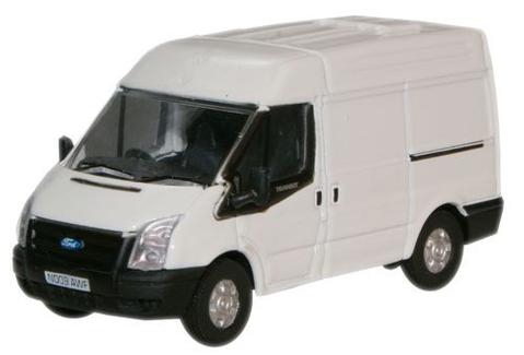 Ford Transit Medium Roof 2006 (Frozen White) 1:76 (OO)  Scale Model By Oxford Diecast