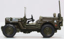 Willys MB Jeep US Army,1/76 Scale Diecast Model Left Side View