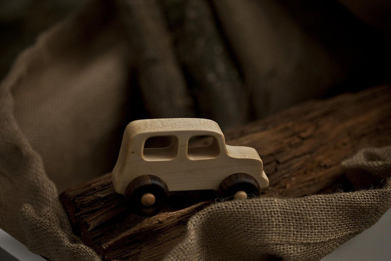 Off Road Vehicle Natural Colored Wood Toy Car By Wooden Story