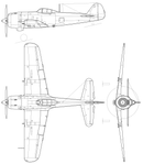 Nakajima Ki-84 Hayate (Frank) Illustration