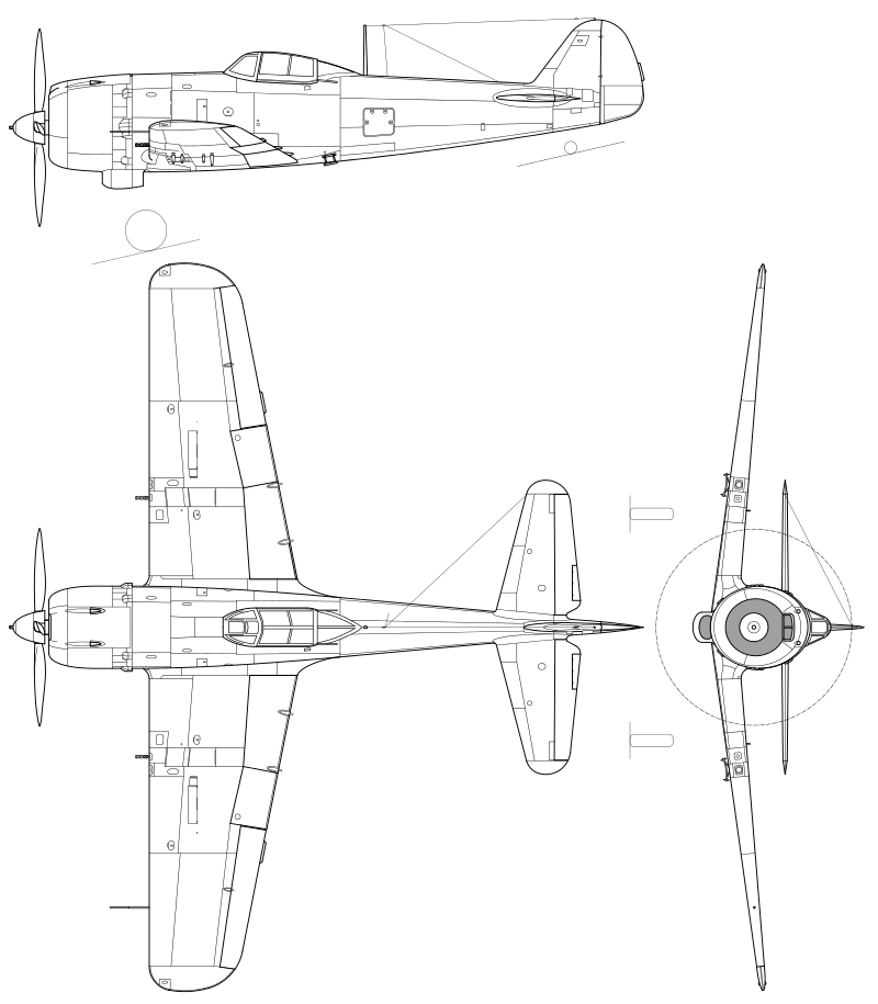 Nakajima Ki-84 Hayate (Frank) Illustration