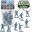 American War Of Independence American Regular Army 1/30 Scale Model Plastic Figures By LOD Enterprises
