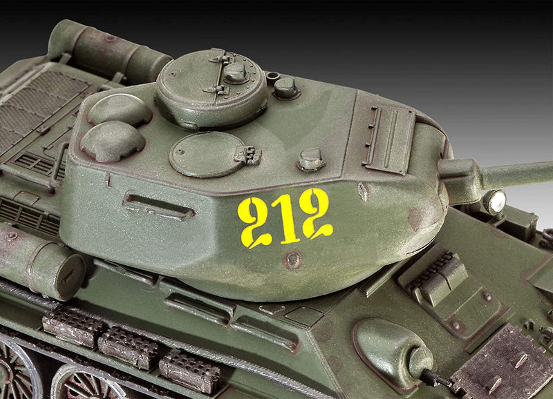 T-34/85 Soviet Tank 1/72 Scale Model Kit Turret Detail