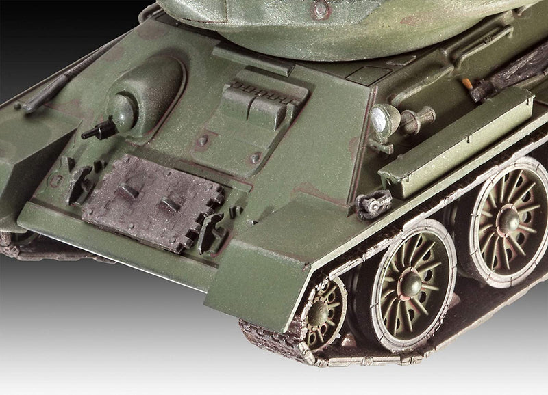 T-34/85 Soviet Tank 1/72 Scale Model Kit Front Armor Detail