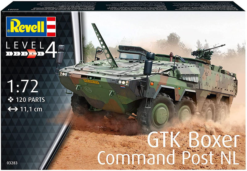 GTK Boxer Command Post NL, 1/72 Scale Model Kit Box Front