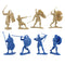 War At Troy Figure Set 1 (Greeks vs Trojans-Blue) 1/30 Scale Plastic Figures By LOD Enterprises Pose Details