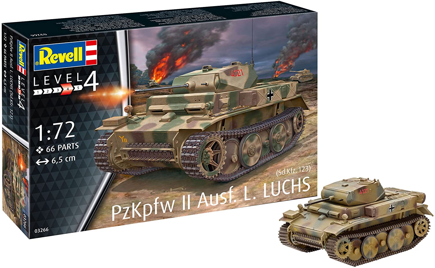 PzKpfw II Ausf. L (Luchs - “Lynx”) 1/72 Scale Model Kit