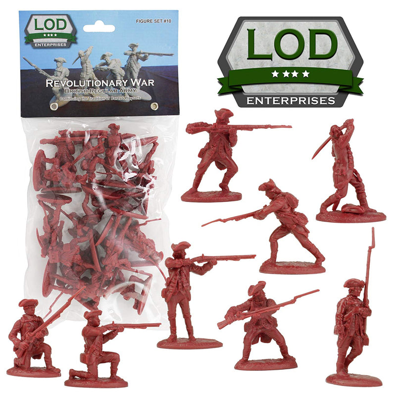 American War Of Independence British Regular Army 1/30 Scale Model Plastic Figures By LOD Enterprises