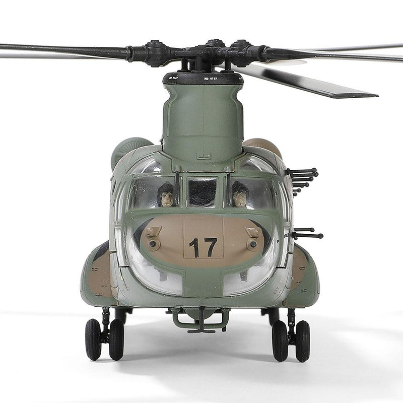 Boeing CH-47J JSDF 105th Aviation Squadron 1:72 Scale Model Front View