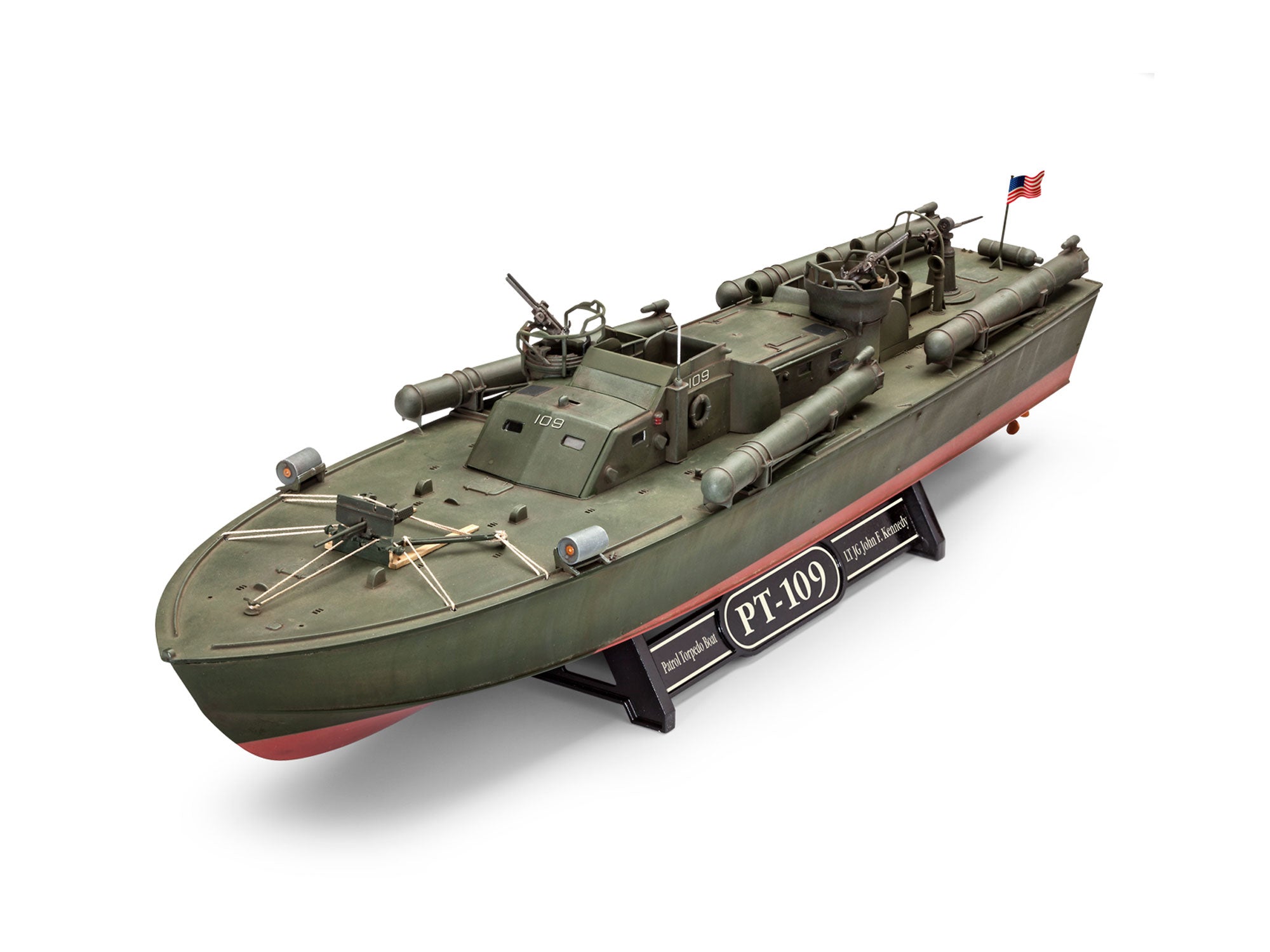 PT-109 Patrol Torpedo Boat 1943, 1/72 Scale Model Kit