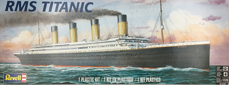 RMS Titanic 1/570 Scale Model Kit By Revell