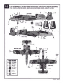 Fairchild Republic A-10 Thunderbolt II (Warthog)  1:48 Scale Model Kit By Revell Instructions Page 15