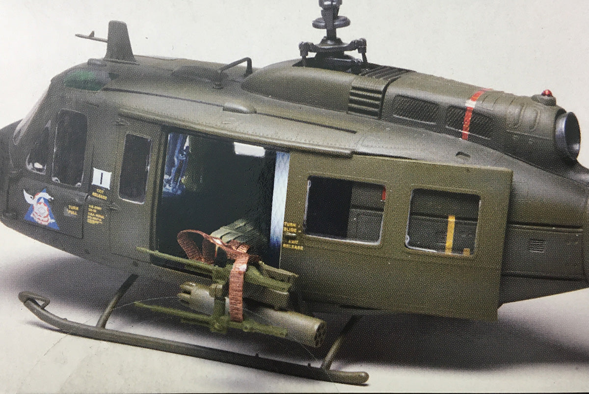 Bell UH-1D Iroquois (Huey) Gunship 1/32 Scale Model Kit By Revell Cabin Detail