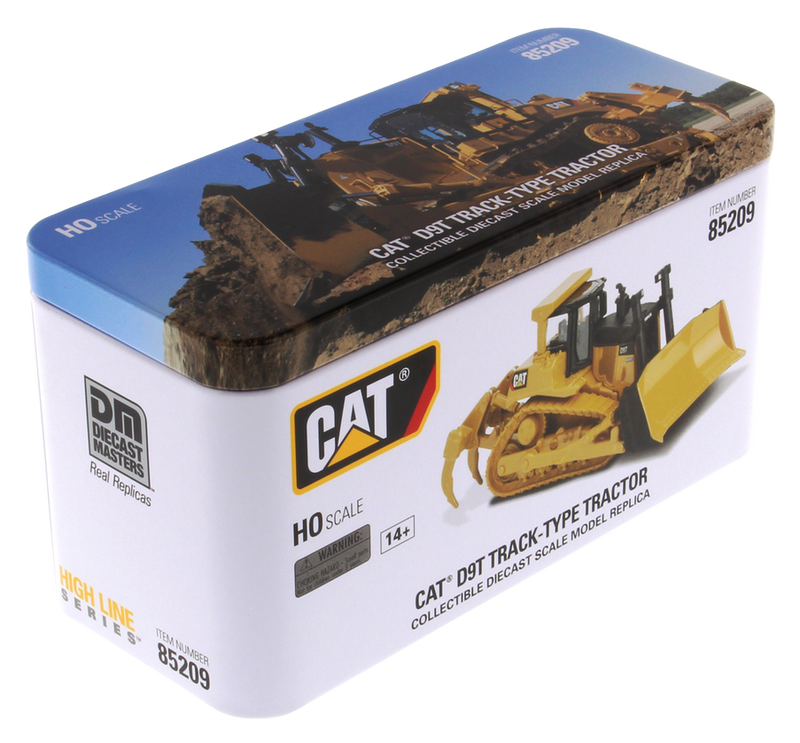 Caterpillar D9T Track Type Tractor 1:87 (HO) Scale Diecast Model Metal Box