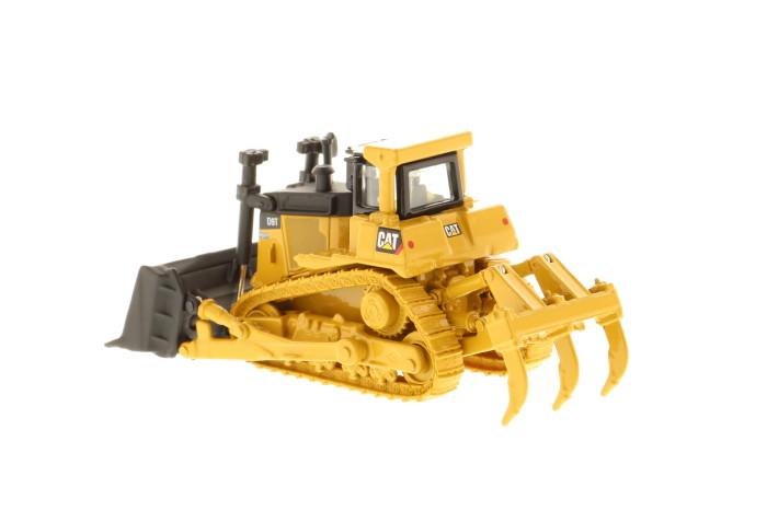 Caterpillar D9T Track Type Tractor 1:87 (HO) Scale Diecast Model Left Rear View