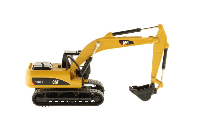 Caterpillar 320D L Hydraulic Excavator 1:87 (HO) Scale Model By Diecast Masters Right Side View