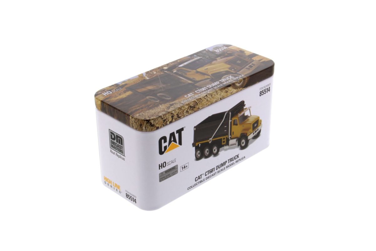 Caterpillar CT681 Dump Truck 1:87 (HO) Scale Model Tin