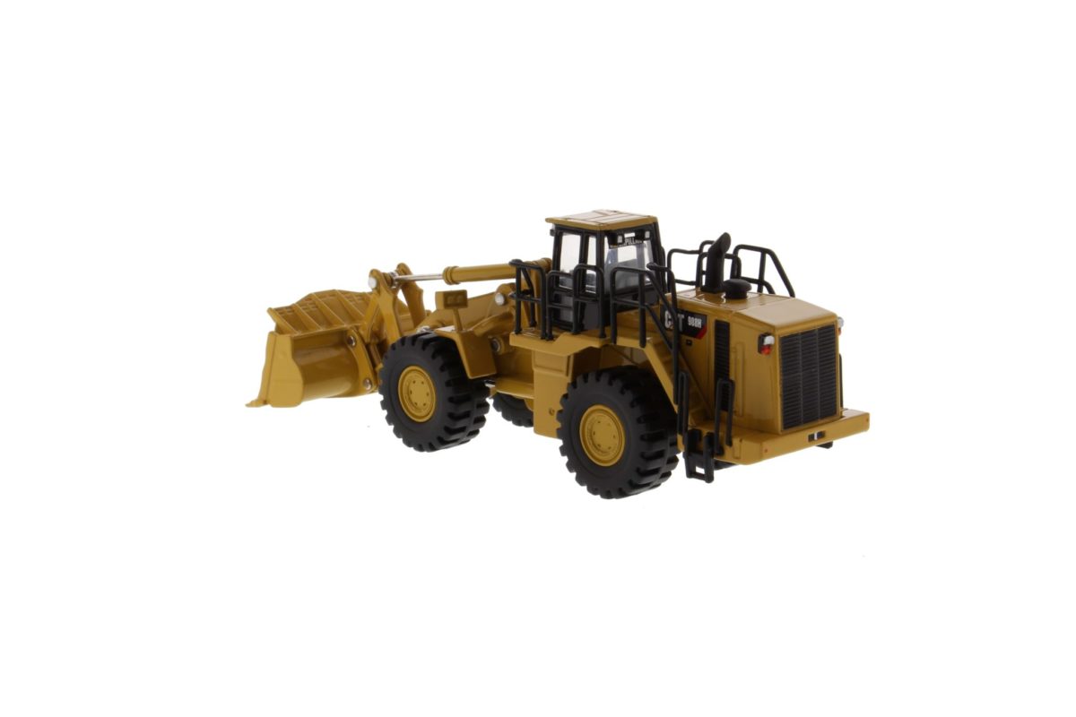 Caterpillar 988H Wheel Loader 1:64 Scale Diecast Model Left Rear View