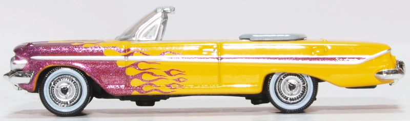 Chevrolet Impala Convertible 1961 Hot Rod 1:87 Scale Model Left Side View