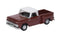 Chevrolet C10 Stepside Pickup 1965, (Metallic Maroon w/White Top), 1:87 (HO) Scale Model