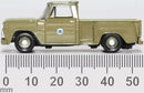 Chevrolet C10 Stepside Pickup 1965 Bell Systems 1:87 (HO) Scale Model Left Side View Dimension