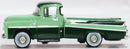 Dodge D100 Sweptside Pick Up (Forest / Misty Green), 1:87 Scale Model Left Side View