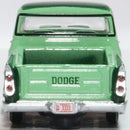 Dodge D100 Sweptside Pick Up (Forest / Misty Green), 1:87 Scale Model Rear View