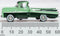 Dodge D100 Sweptside Pick Up (Forest / Misty Green), 1:87 Scale Model Left Side View Dimension