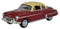 Oldsmobile Rocket 88 1950 (Chariot Red / Canto Cream),1/87 Scale Diecast Model