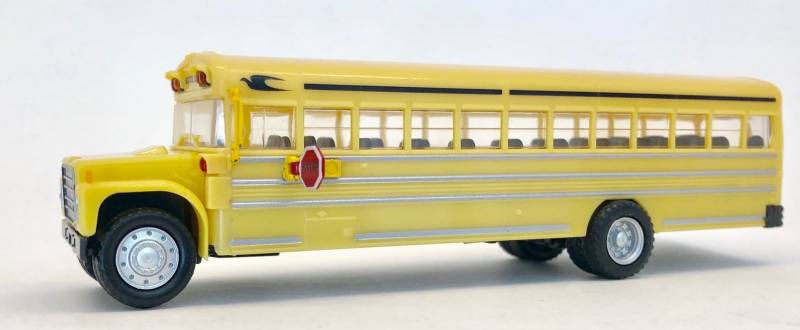 International Harvester School Bus 1:87 (HO) Scale Model By Promotex