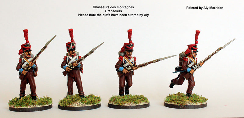 Napoleonic French Elite Companies Infantry Battalion 1807 – 1814, 28 mm Scale Model Plastic Figures Example