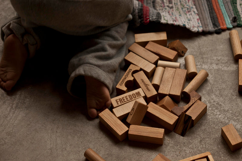 Wooden Story Blocks
