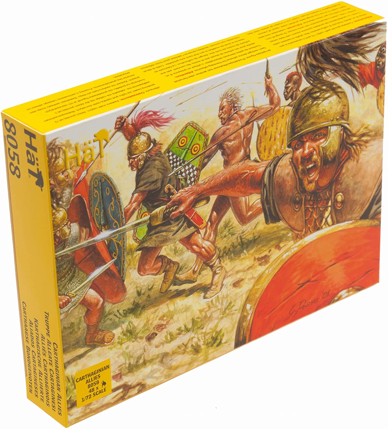 Carthaginian Allies 1/72 Scale Model Plastic Figures Box