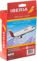 Iberia Airlines Diecast Aircraft Toy Back Of Box