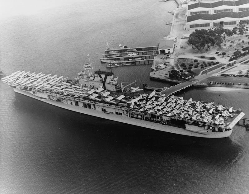 USS Yorktown Aircraft Carrier CV-5 NAS North Island 1940