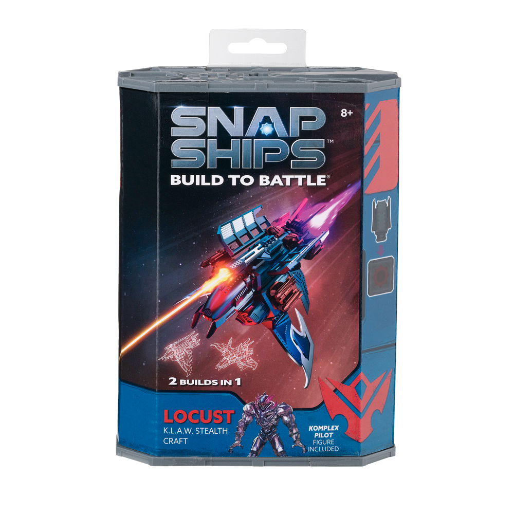Snap Ships Locust K.L.A.W. Stealth Craft Kit Box Front