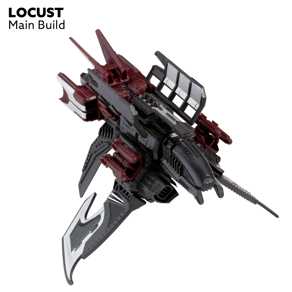 Snap Ships Locust K.L.A.W. Stealth Craft Kit By PlayMonster