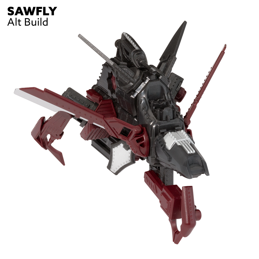 Snap Ships Sawfly K.L.A.W. Minelayer Kit Alternate Build