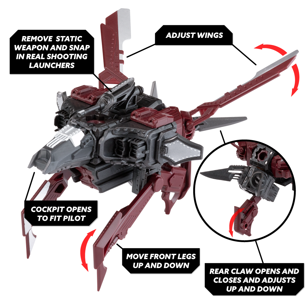 Snap Ships Sawfly K.L.A.W. Minelayer Kit