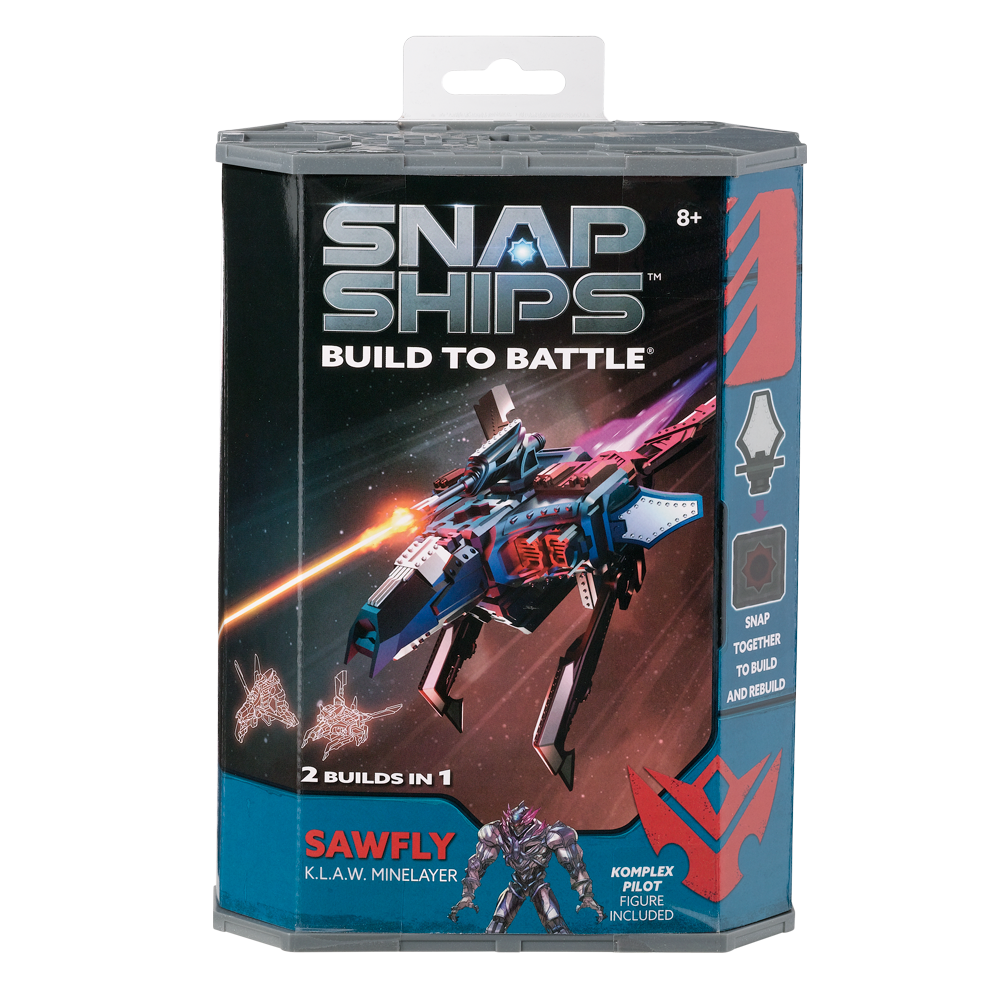 Snap Ships Sawfly K.L.A.W. Minelayer Kit Box Front