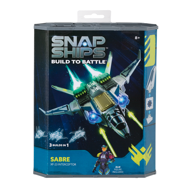 Snap Ships Sabre X-23 Interceptor Kit Box Front