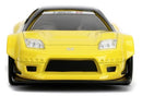 2002 Honda NSX Type-R Japan Spec Widebody (Yellow),1:32 Scale Diecast Car Front