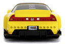 2002 Honda NSX Type-R Japan Spec Widebody (Yellow),1:32 Scale Diecast Car Rear