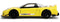 2002 Honda NSX Type-R Japan Spec Widebody (Yellow),1:32 Scale Diecast Car
