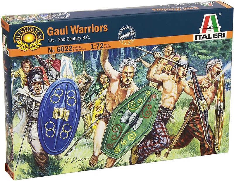 Gaul Warriors 1st – 2nd Century B.C., 1/72 Scale Plastic Figures By Italeri