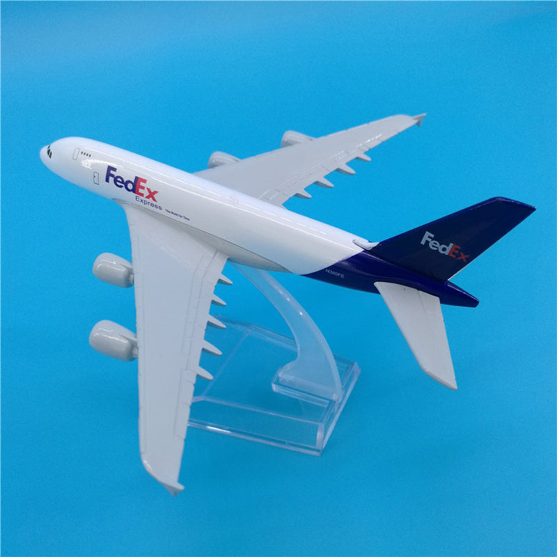Airbus A380 Freighter Fed Ex 1:400 Scale Model By Hyinuo Left Top View