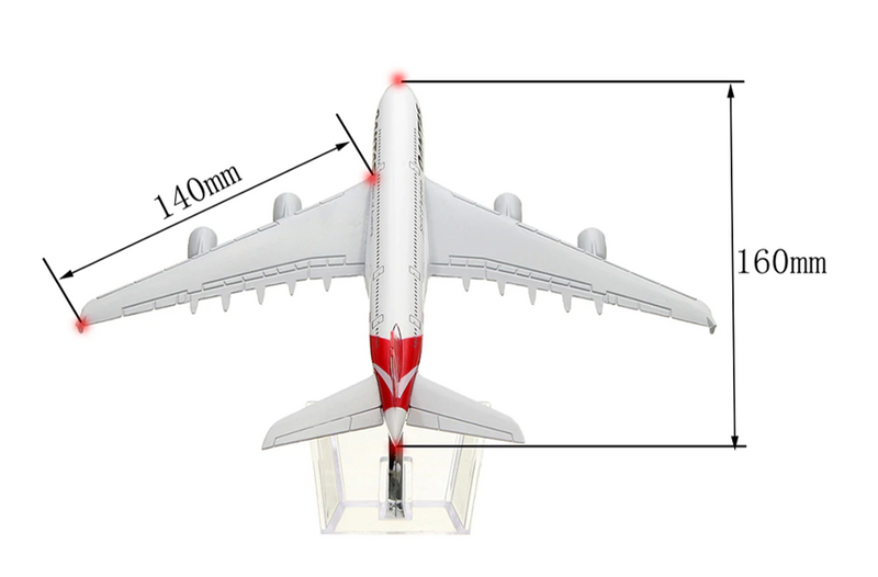 Airbus A380 Qantas Airways 1:400 Scale Model