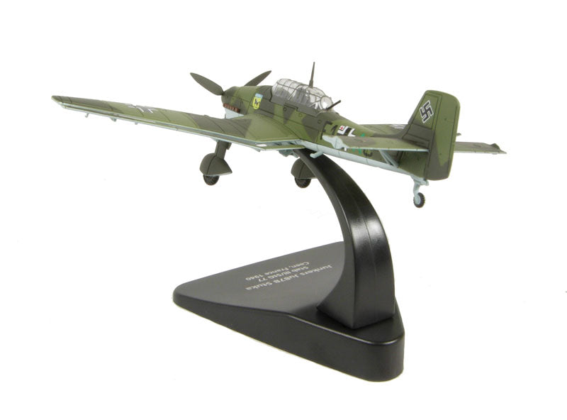 Junkers Ju-87B "Stuka" 1940, 1:72 Scale Model Left Rear View