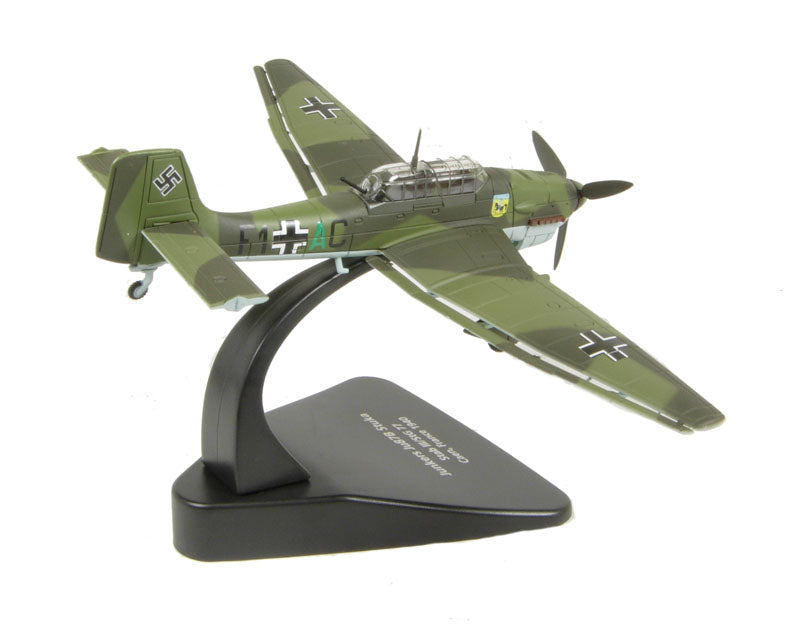 Junkers Ju-87B "Stuka" 1940, 1:72 Scale Model Right Side View